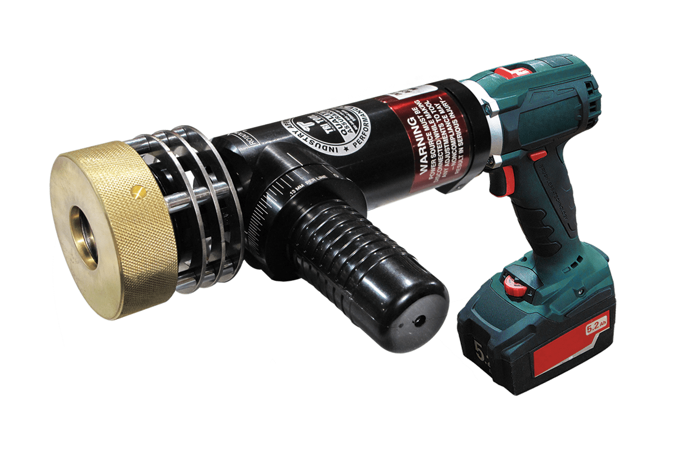 An electric drill with a cord attached to it.