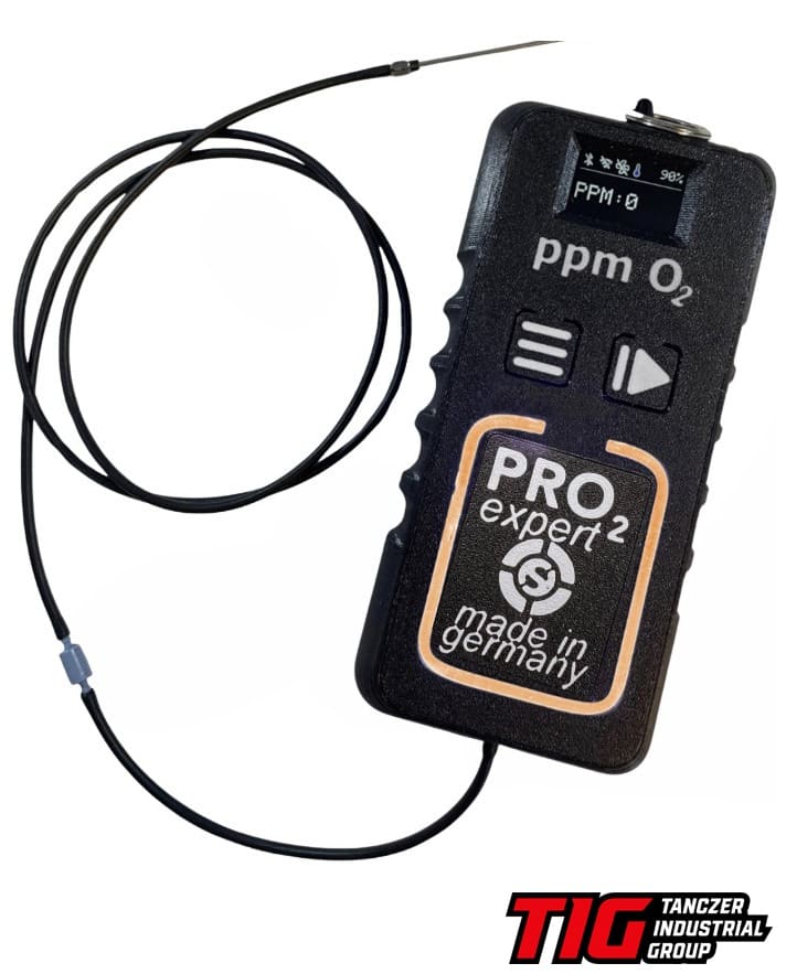 Orbital Service PRO2 Expert ppm oxygen analyzer supported by Tanczer Industrial Group